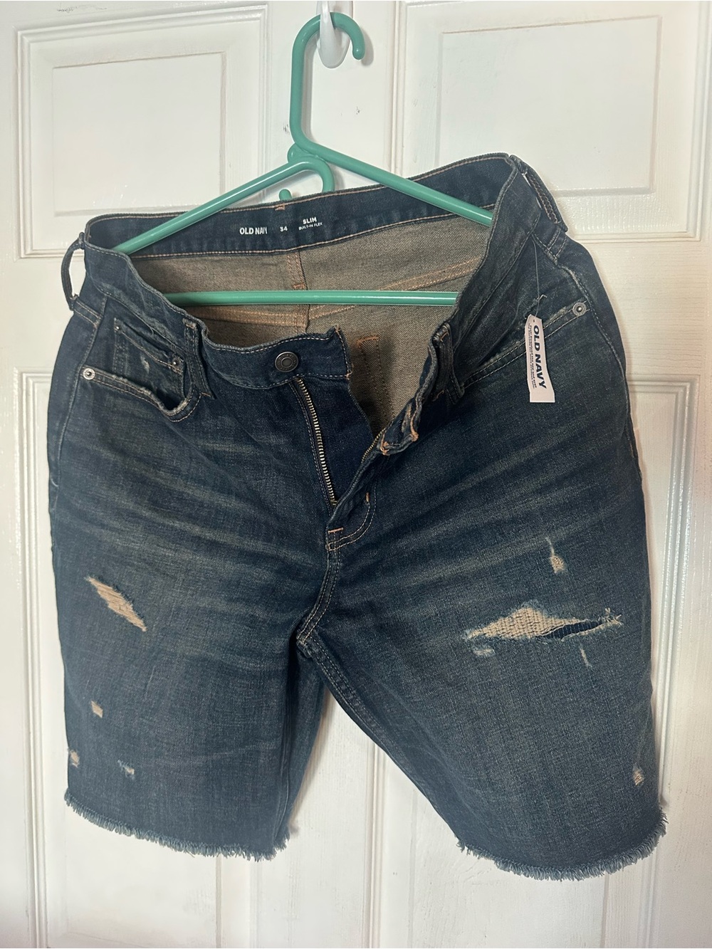 Old Navy Dark Gray/Charcoal Denim Shorts